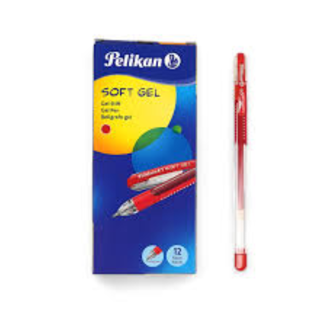 PELIKAN SOFT GEL PEN RED 407238